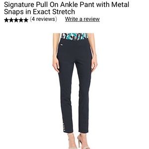 Navy Limited ankle pant in exact stretch - size 6